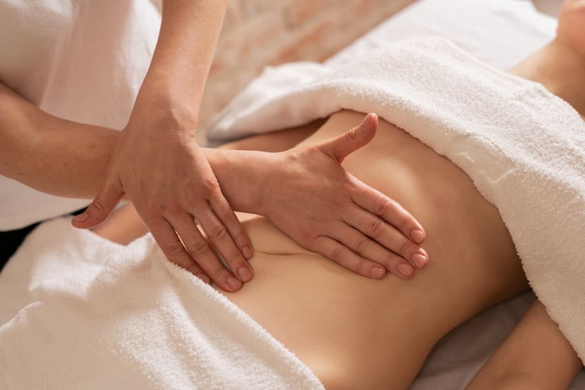 Massagem drenagem